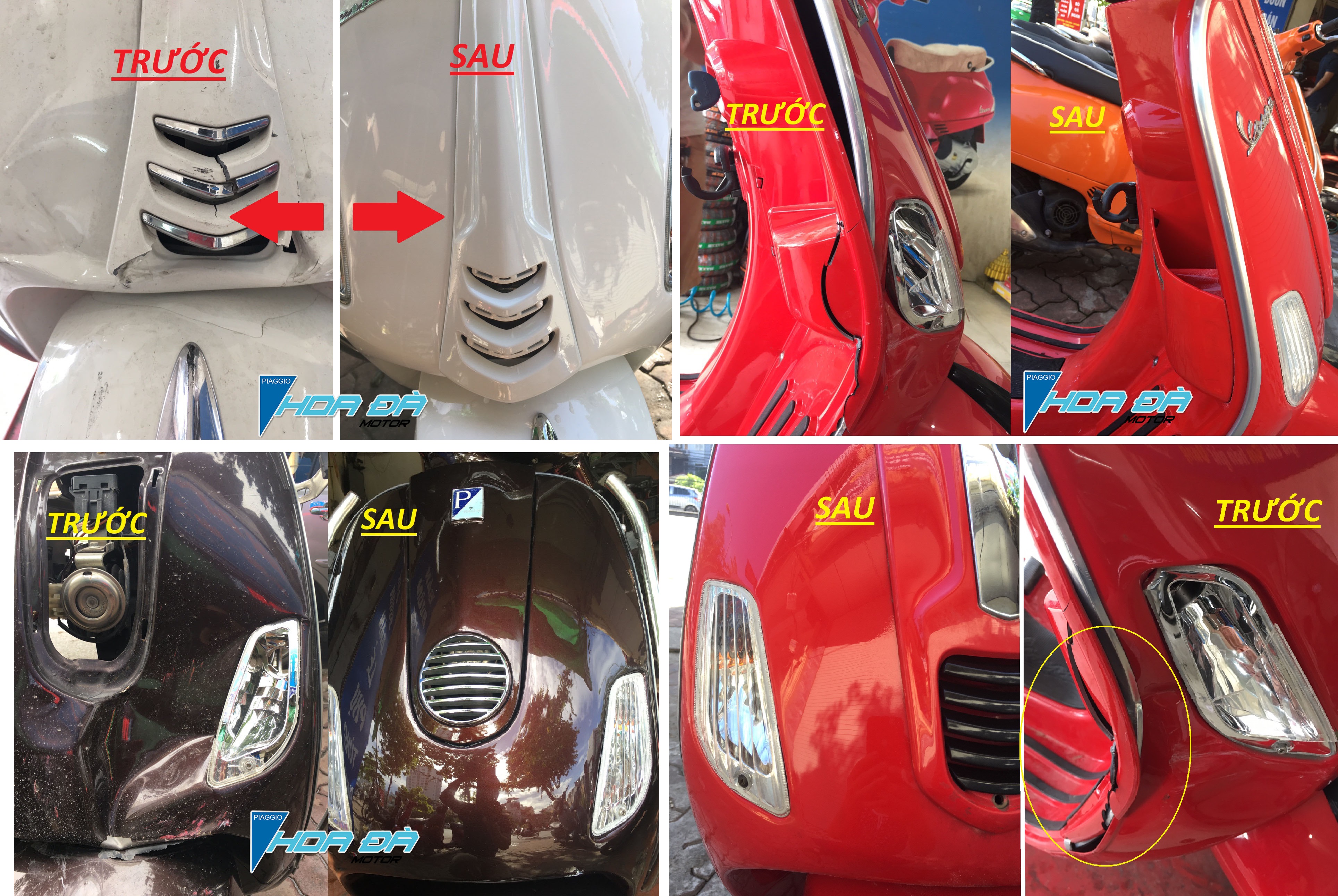 VESPA PIAGGIO NGUYÊN BẢN CÓ NÊN SƠN? Tổng hợp hình ảnh sơn xe