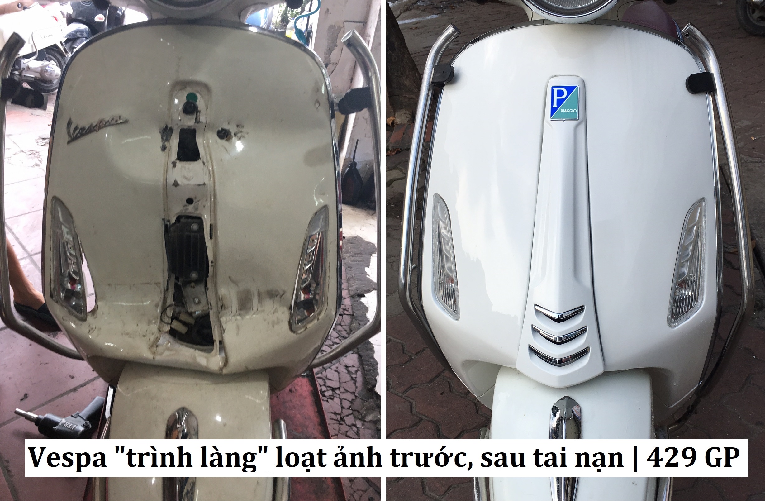 Đại tu, phục hồi xe Vespa Piaggio chuyên nghiệp ở đâu?