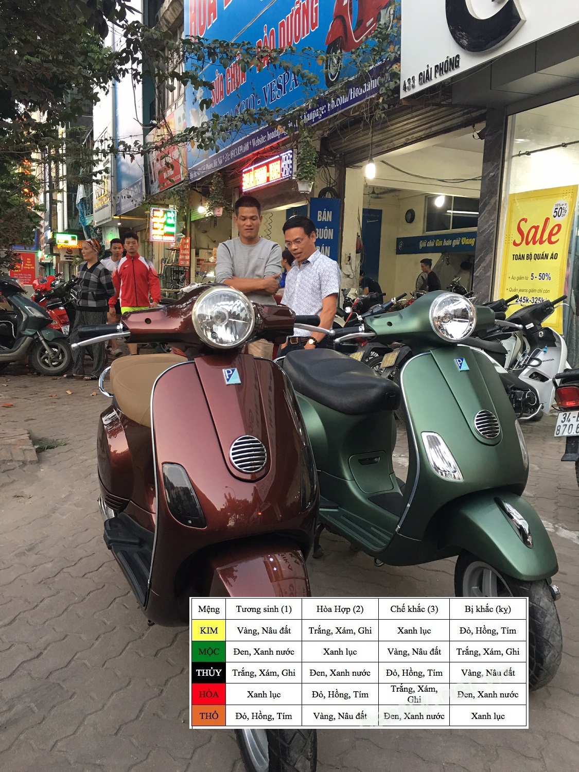 Lưu ý khi chọn màu sơn xe vespa LX, Liberty bắt trend 2019