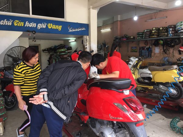 Quy trình bảo dưỡng xe Vespa – Bảo dưỡng toàn bộ hết bao lâu?