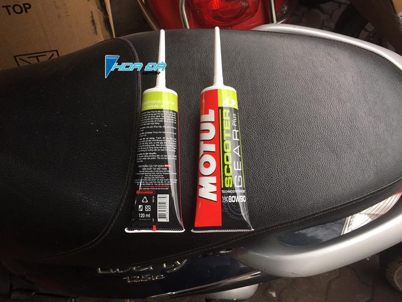 Tất tần tật về thay dầu láp MOTUL Scooter Gear Plus 80W90 120ml