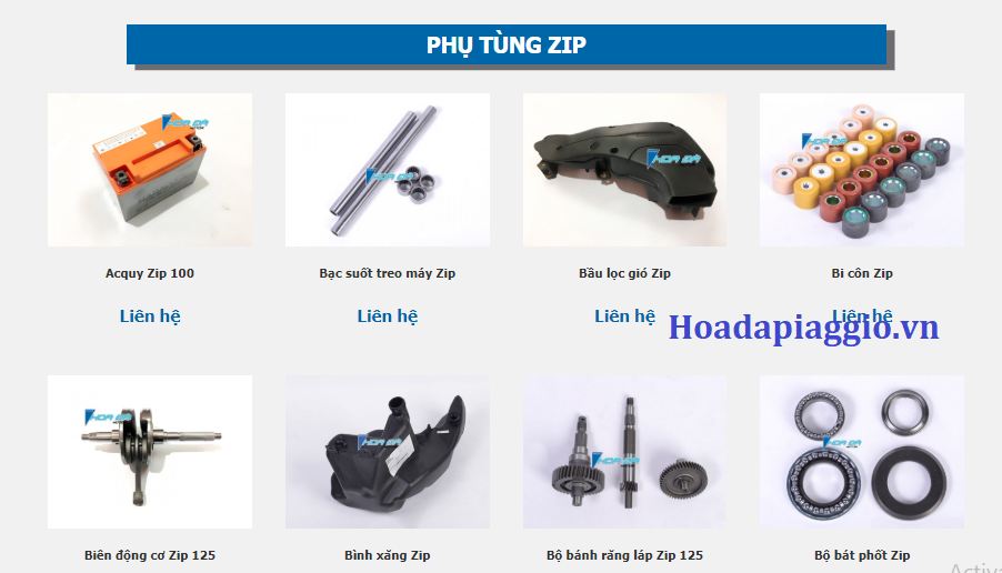 Đâu là địa chỉ thay phụ tùng Zip chính hãng, free công thay, giá rẻ nhất Hà Nội?