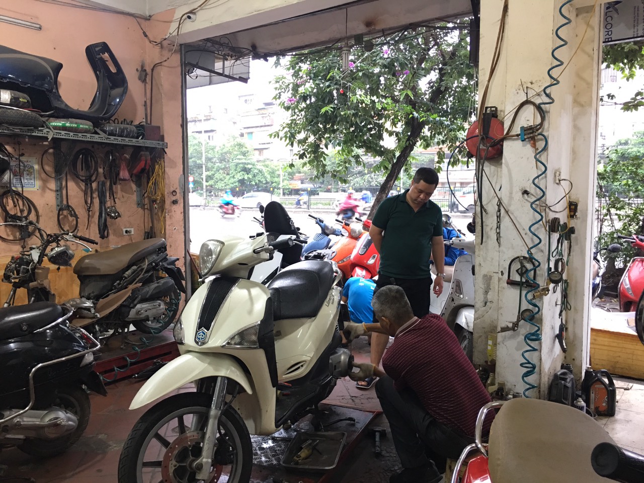 bao duong toan bo - giu vespa ben khoe